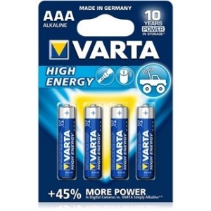 Pilas VARTA  (pack de 4 Uds)